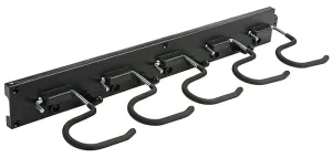 National Hardware N112-090 Adjustable Storage Organizer, 12 lb, 64 in W, Plastic :CD: QUANTITY: 1