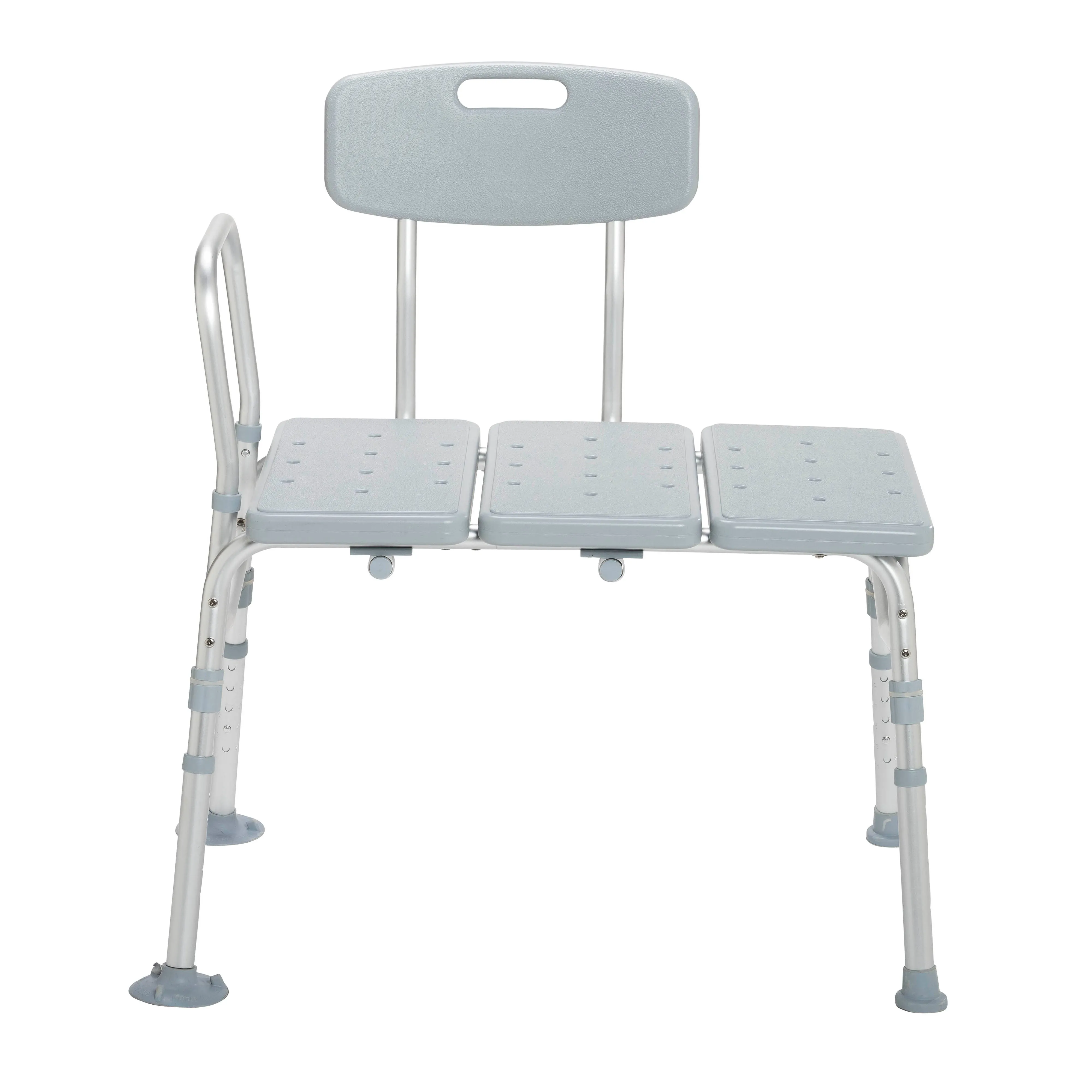 Plastic Transfer Bench with Adjustable Backrest