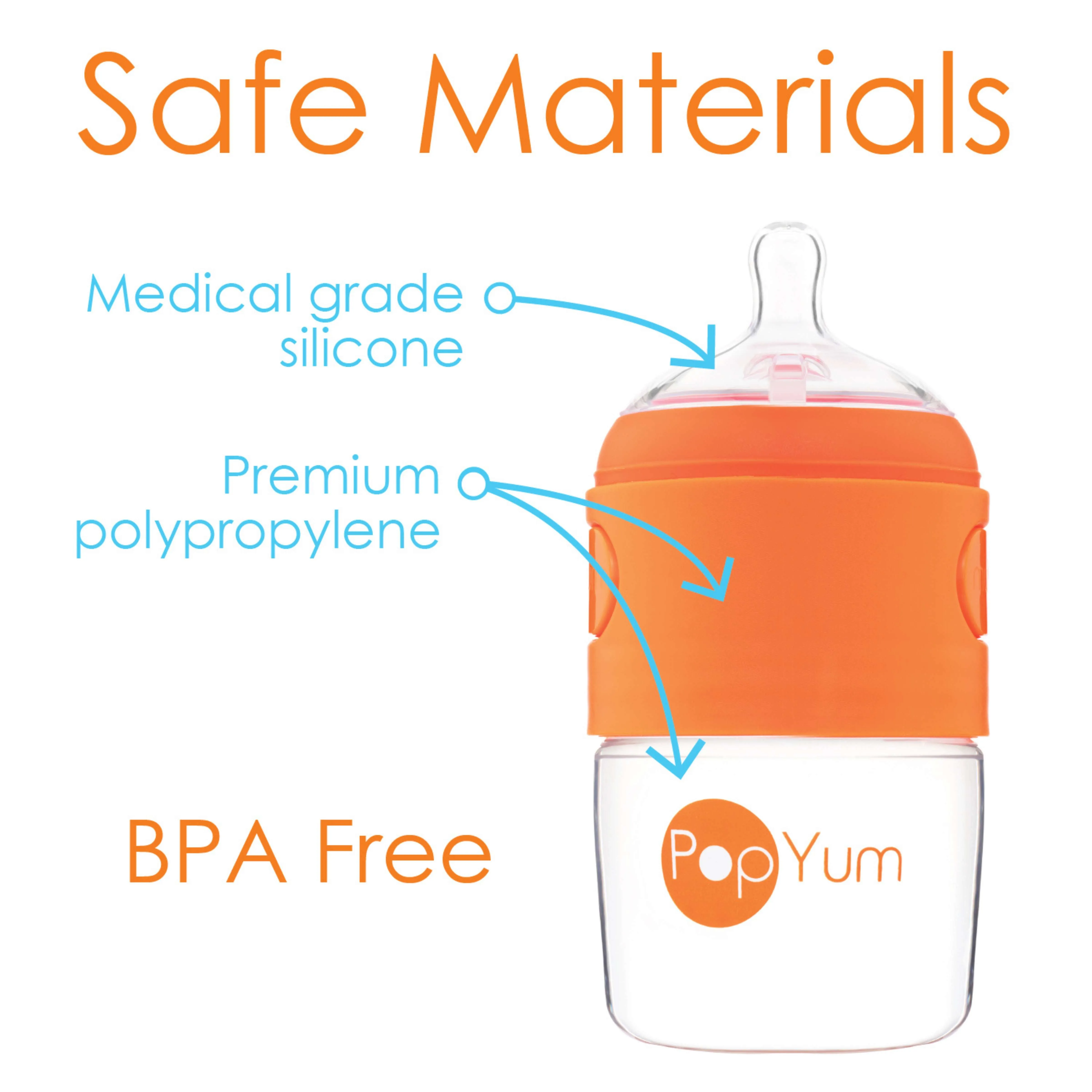 PopYum Stage 3 Fast Flow Nipple, 2-Pack
