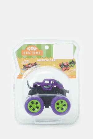 Purple Printed Double Inertia Car
