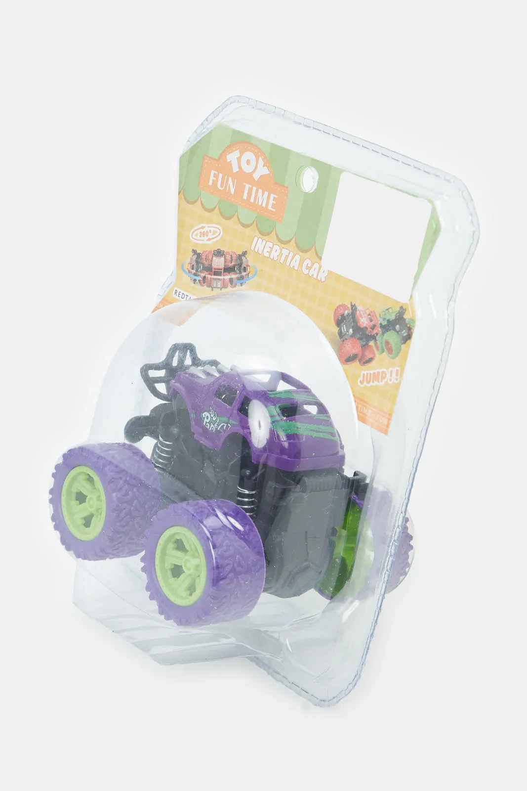 Purple Printed Double Inertia Car