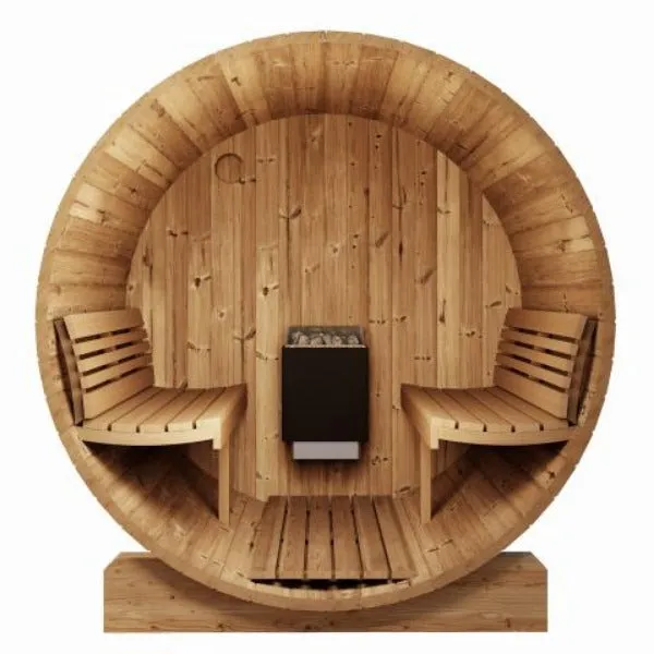 SaunaLife Model E6 3 Person Barrel Sauna