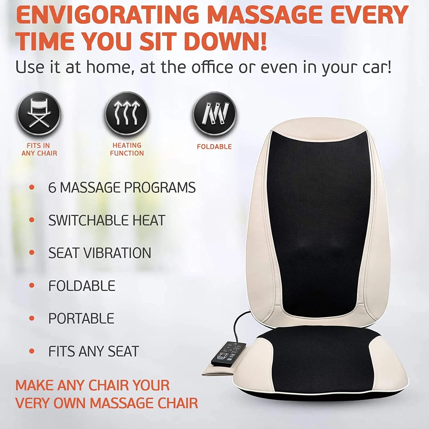 Shiatsu Massage Cushion for the Back