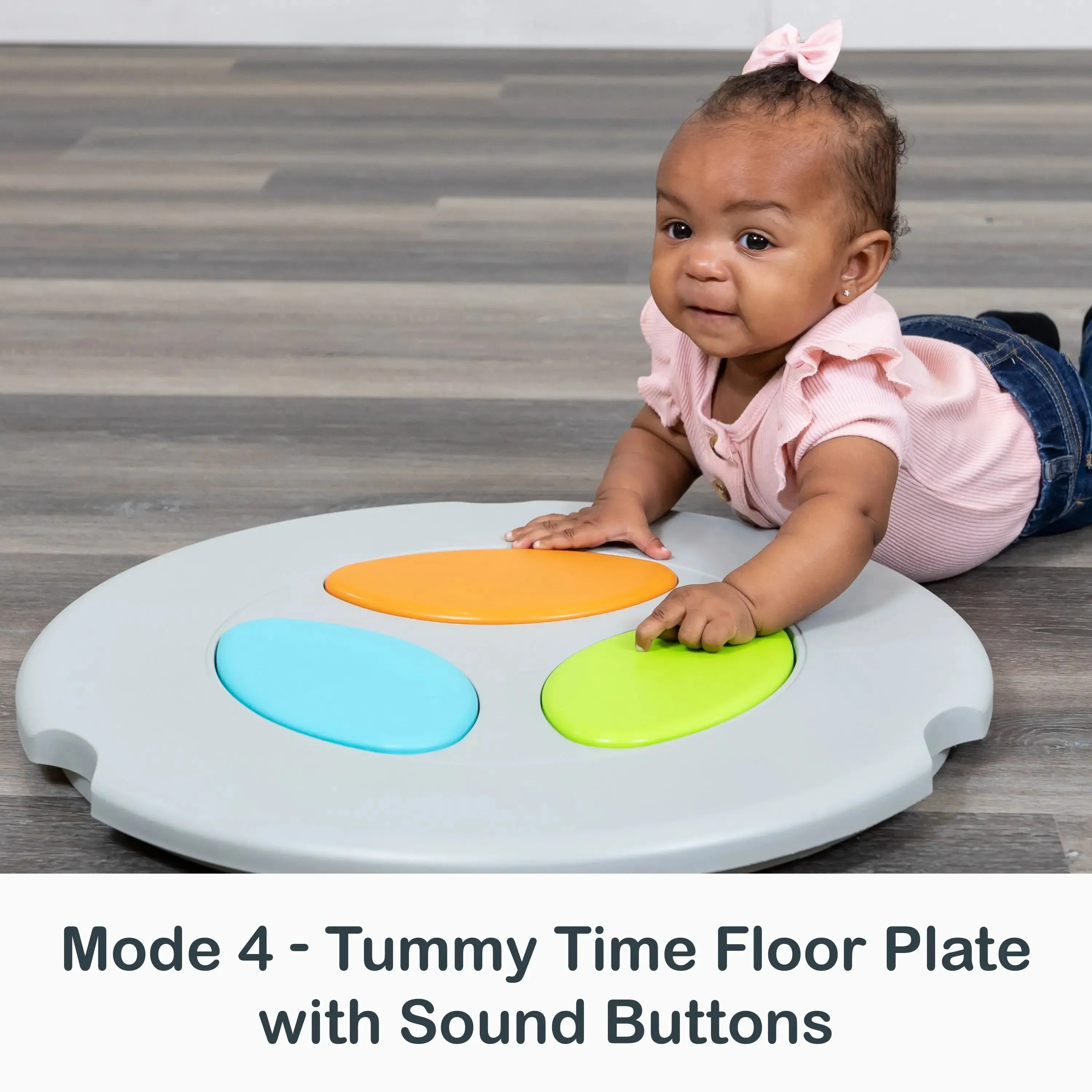 Smart Steps® by Baby Trend Bounce N’ Dance 4-in-1 Activity Center Walker - Hexagon Dots (Walmart Exclusive)