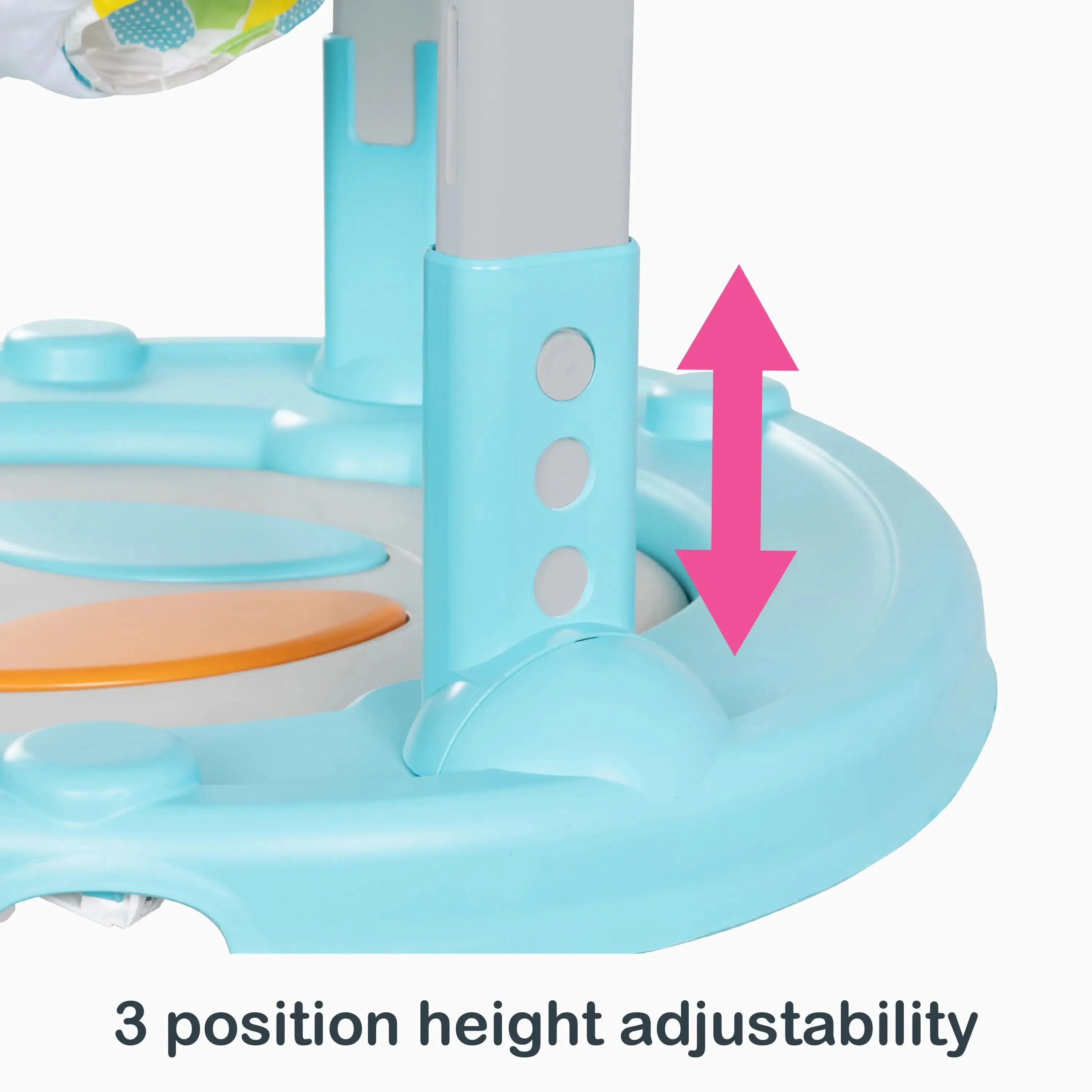 Smart Steps® by Baby Trend Bounce N’ Dance 4-in-1 Activity Center Walker - Hexagon Dots (Walmart Exclusive)
