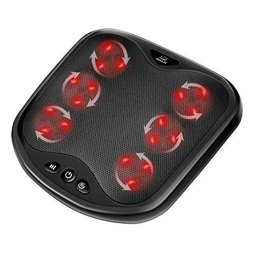 SNLXPRO™ Shiatsu Foot Massager w/ Heat | Deep Kneading, 18 Nodes, Washable | Foot   Back Massager