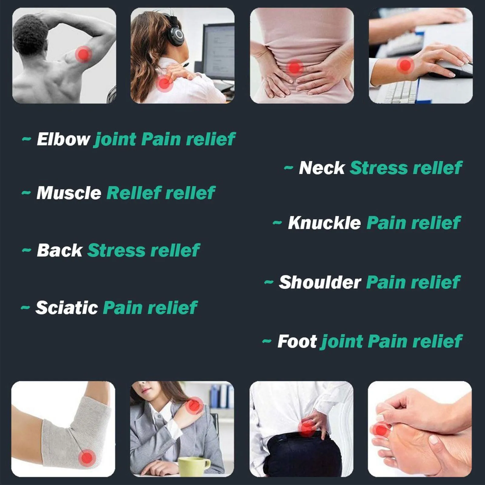 TENS Unit Electronic Pulse Muscle Stimulator