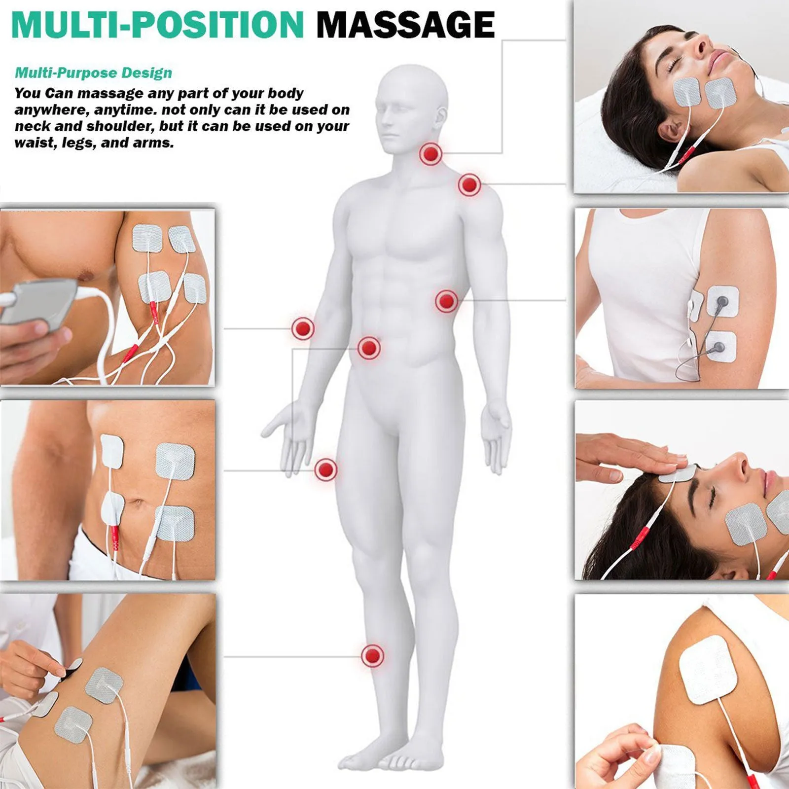 TENS Unit Electronic Pulse Muscle Stimulator