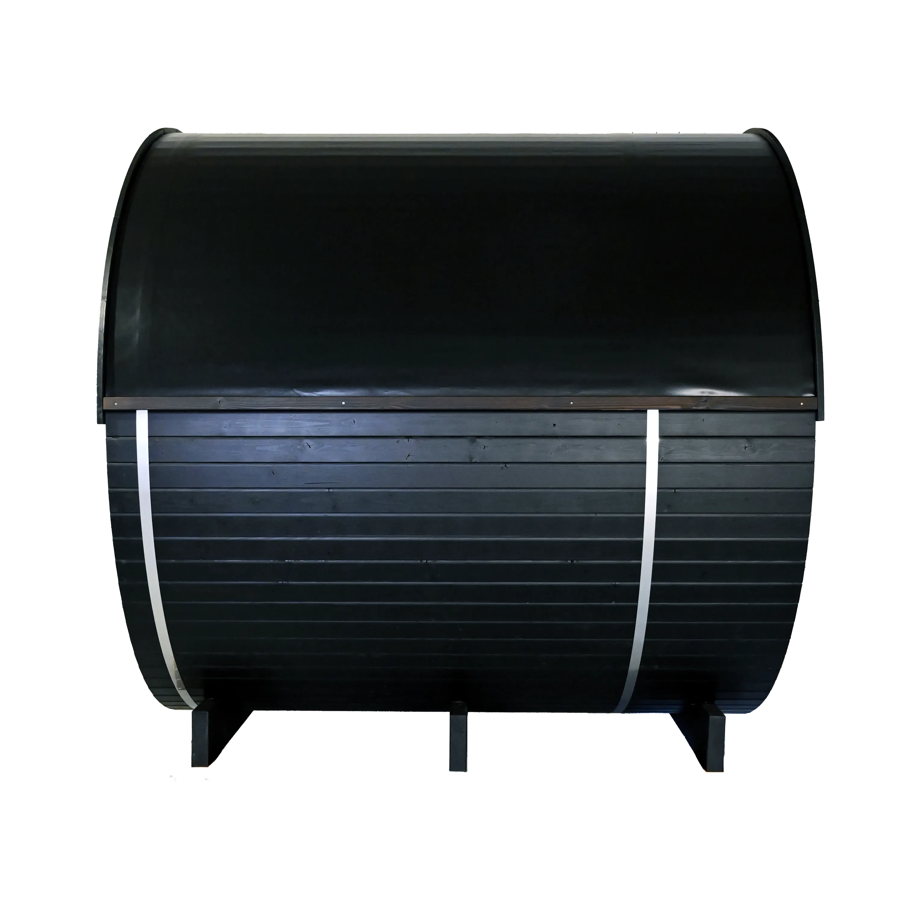 Thermory 4 person Barrel Sauna No. 60 Ignite DIY Kit with window & porch