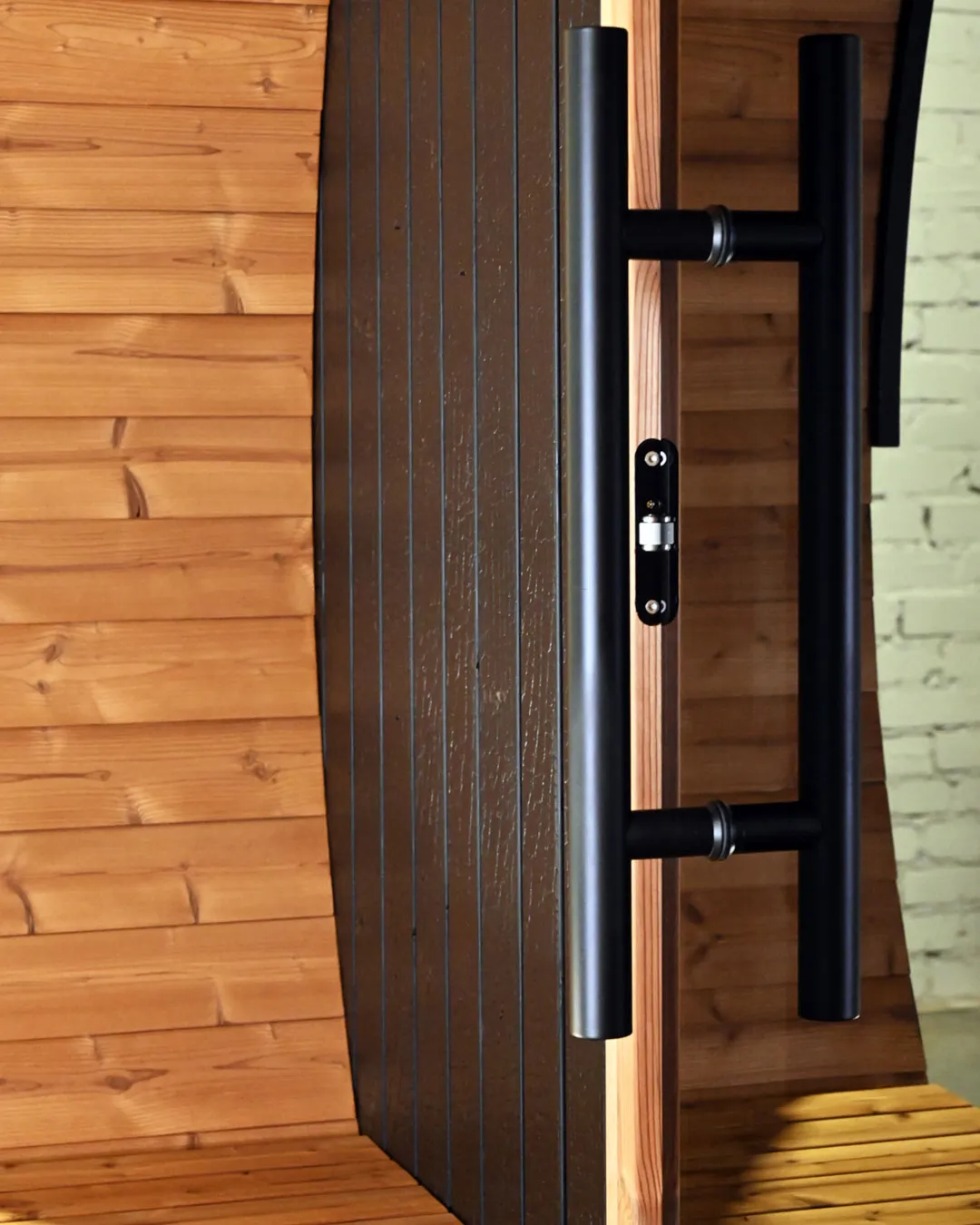 Thermory 4 person Barrel Sauna No. 60 Ignite DIY Kit with window & porch