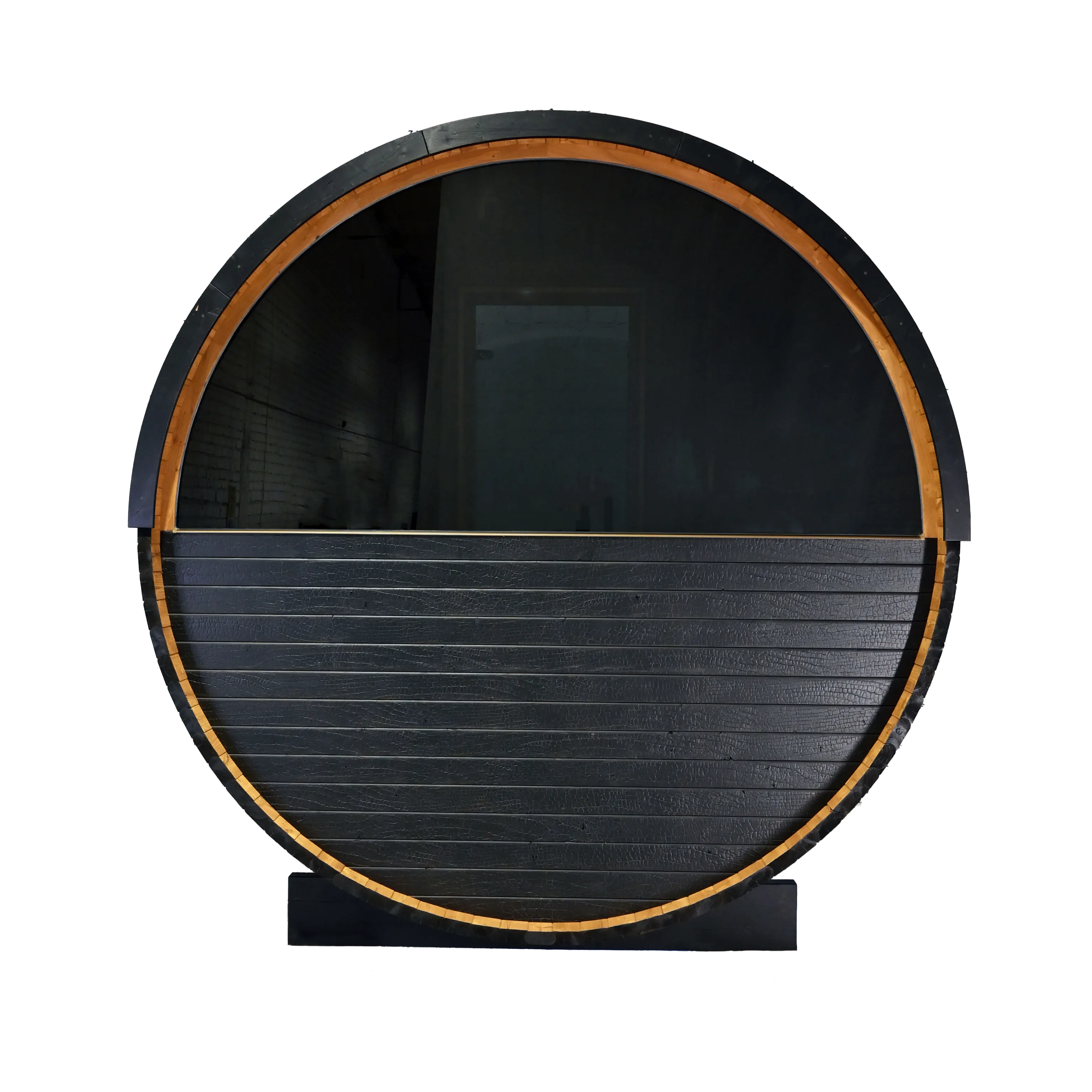 Thermory 4 person Barrel Sauna No. 60 Ignite DIY Kit with window & porch