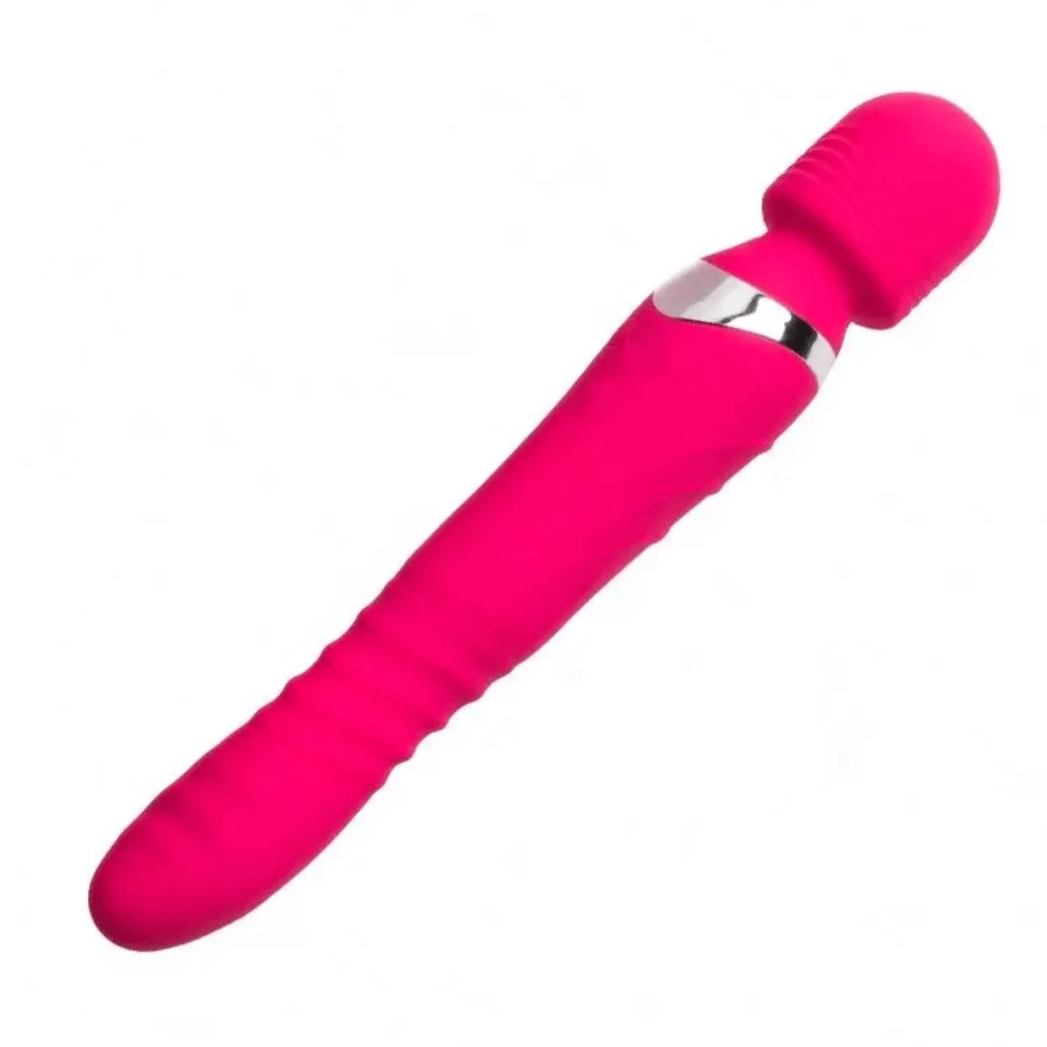 Thrusting, Rotating, & Vibrating Wand Massager | Thrusting Tension Relief Body Wand