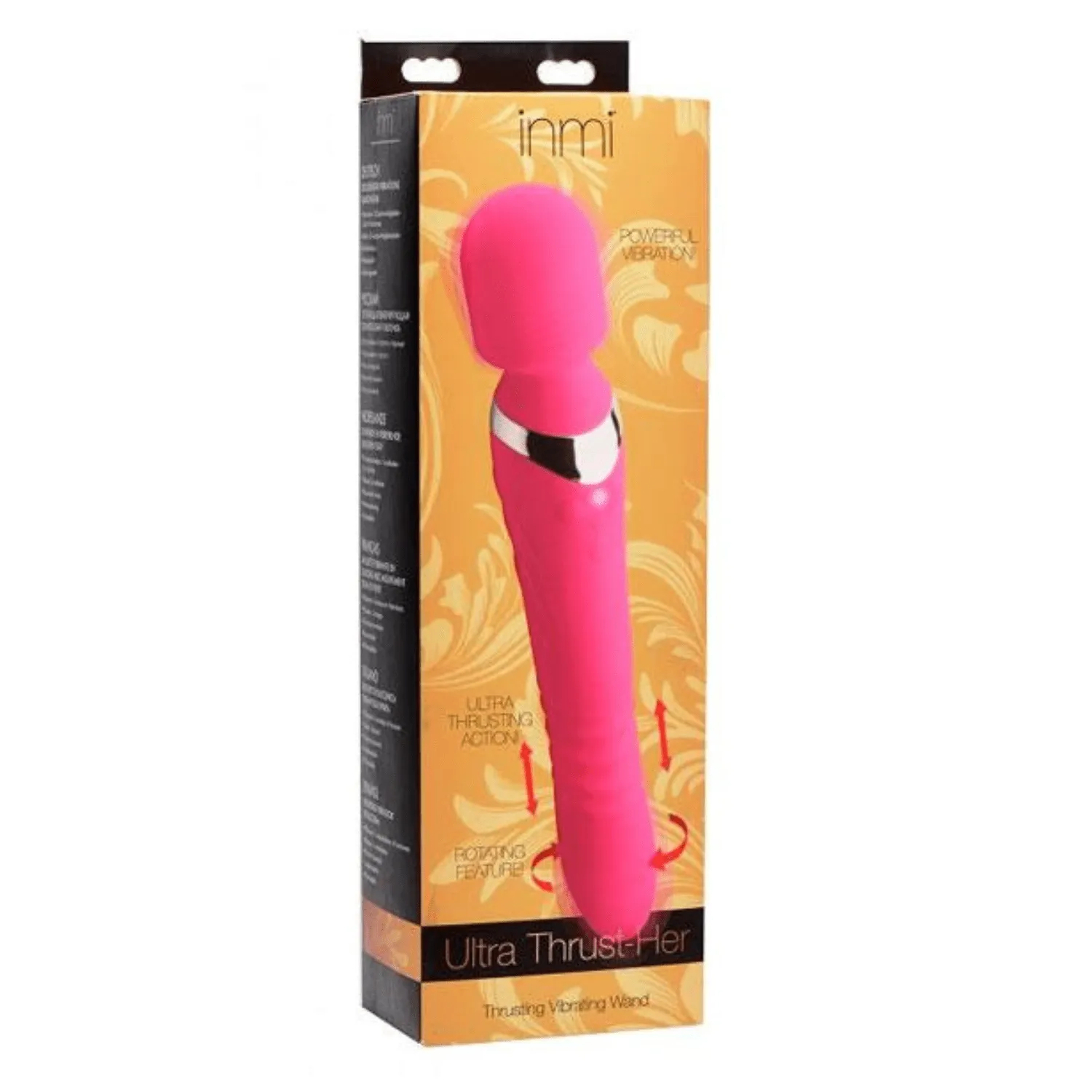 Thrusting, Rotating, & Vibrating Wand Massager | Thrusting Tension Relief Body Wand