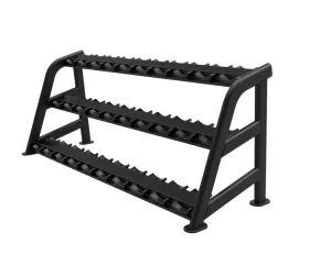 TKO 15 Pair Signature Dumbbell Saddle Rack