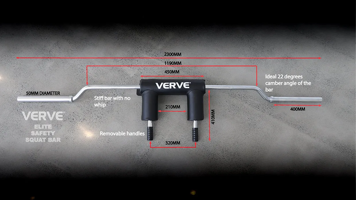 VERVE Elite Safety Squat Bar