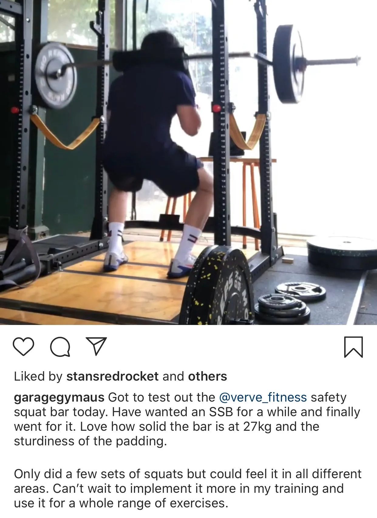 VERVE Elite Safety Squat Bar