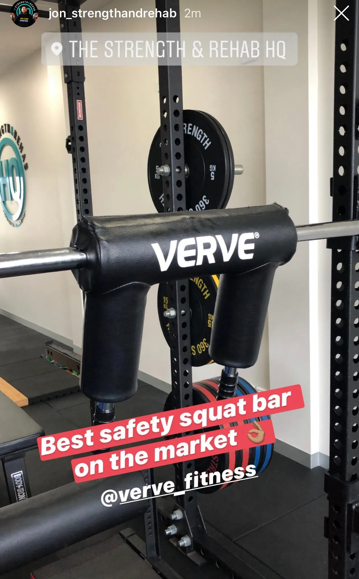 VERVE Elite Safety Squat Bar