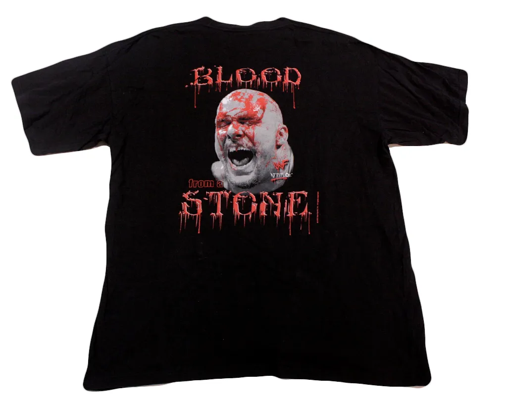 WWF AUSTIN 3:16 BLOOD FROM A STONE T-SHIRT XXL
