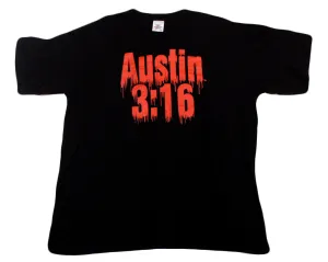 WWF AUSTIN 3:16 BLOOD FROM A STONE T-SHIRT XXL