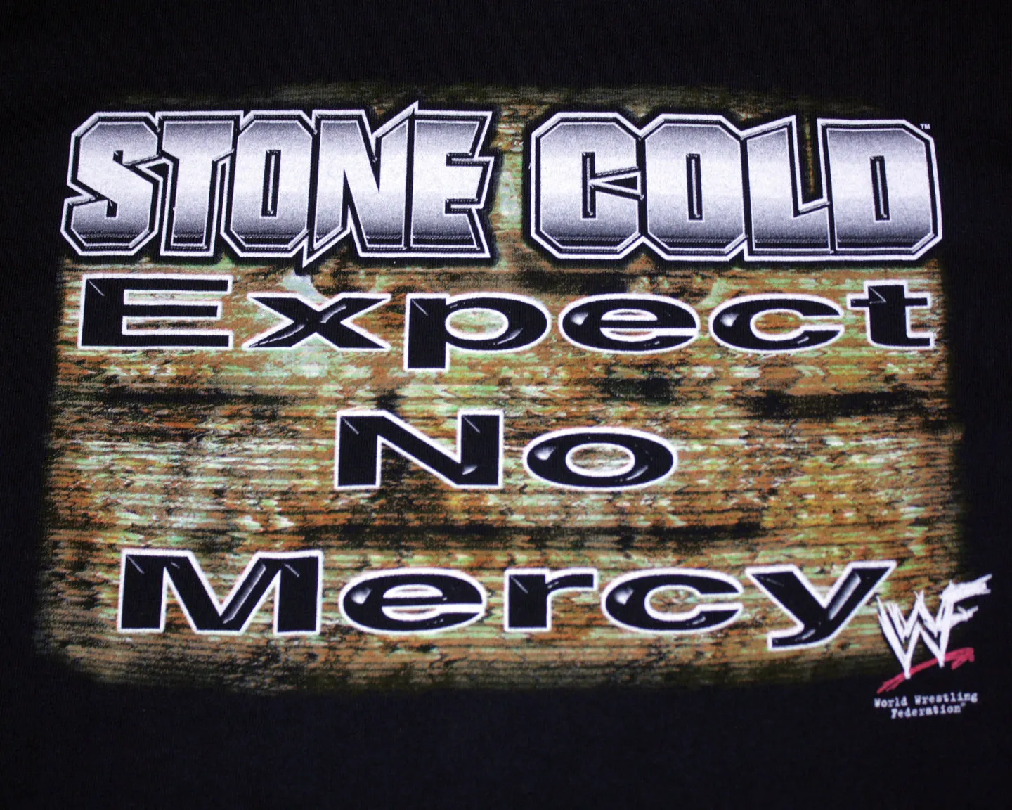 WWF STEVE AUSTIN NO MERCY T-SHIRT LG