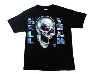 WWF STONE COLD HELL YEAH SKULL T-SHIRT MED
