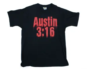 WWF STONE COLD STEVE AUSTIN 'BLOOD FROM A STONE' T-SHIRT LG